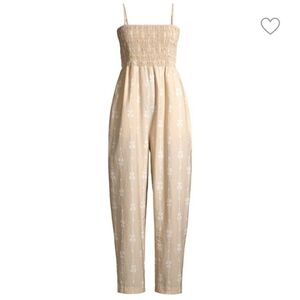 Rebecca Taylor Tulip Smocked Jumpsuit